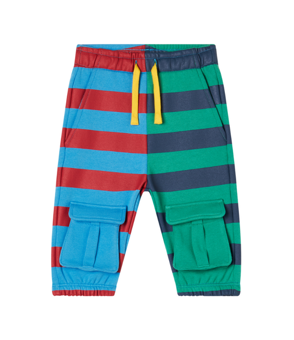 Baby boy striped jogger with pockets