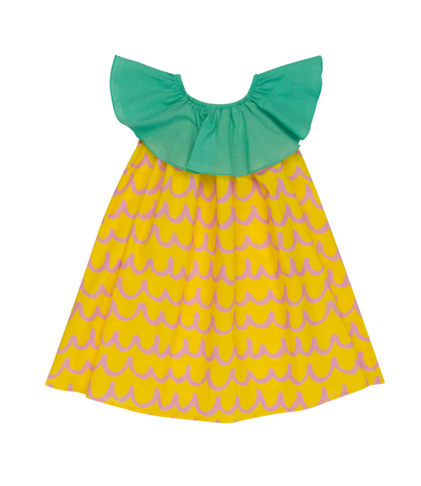 Girls Cotton Pineapple Dress