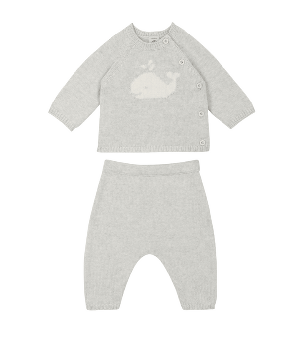 Baby Unisex Wheal Wool/Cotton outfit set