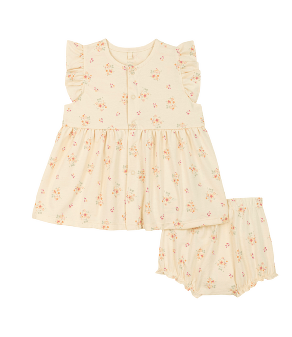 Baby Floral Jersey dress w/bloomers