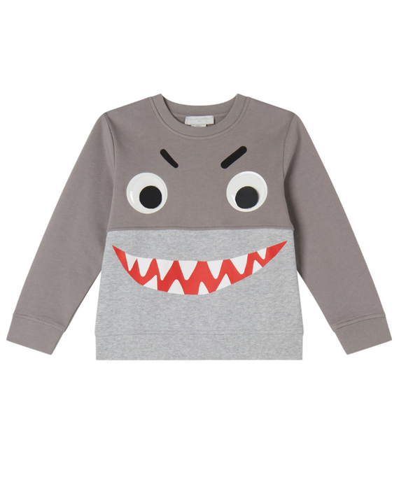 Boy Sweatshirt with Shark Print