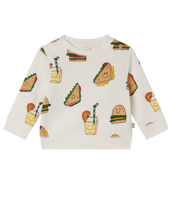 Silly Sandwich Print Sweatshirt