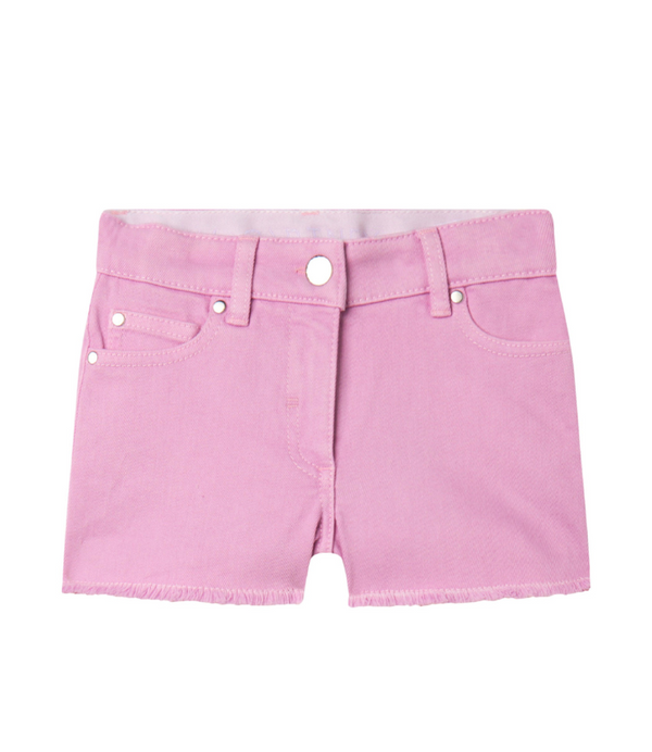 Girl Pink Denim Shorts