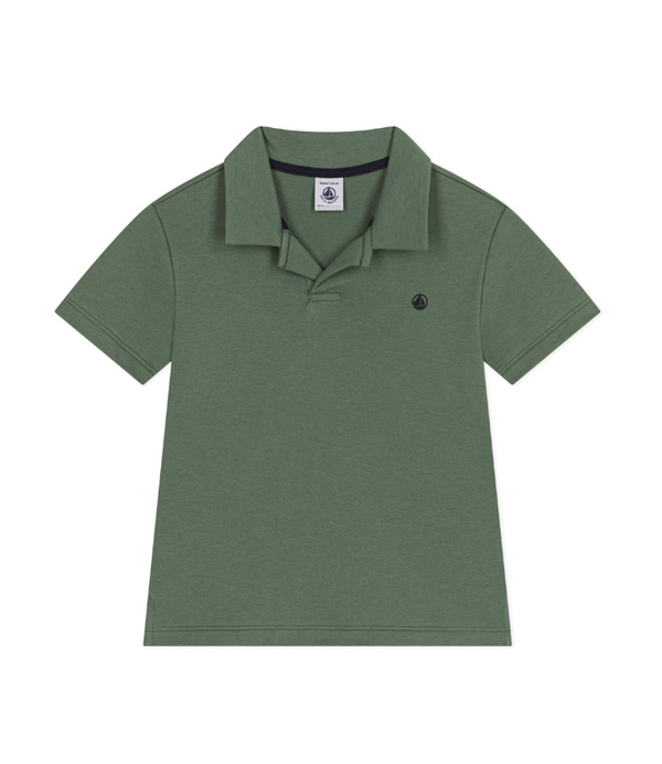 Boy Green Short-Sleeve Polo