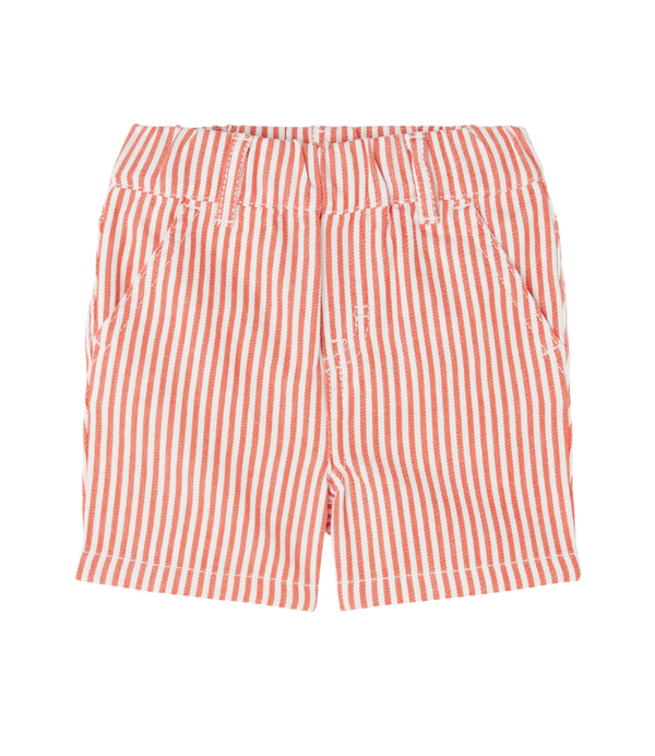 baby boy stripes short with guitar printed pocket