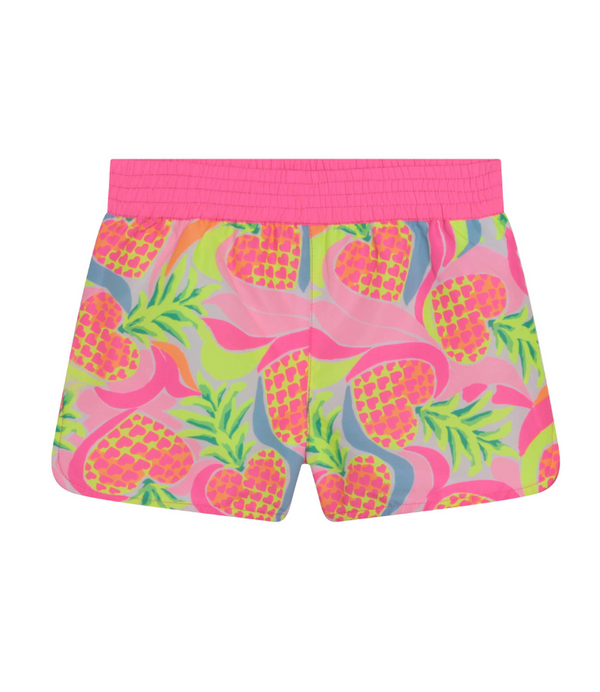 Girls Pink Pineapple Short