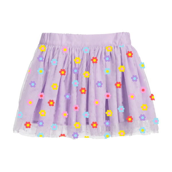 Baby Girl Flowers Tulle Skirt