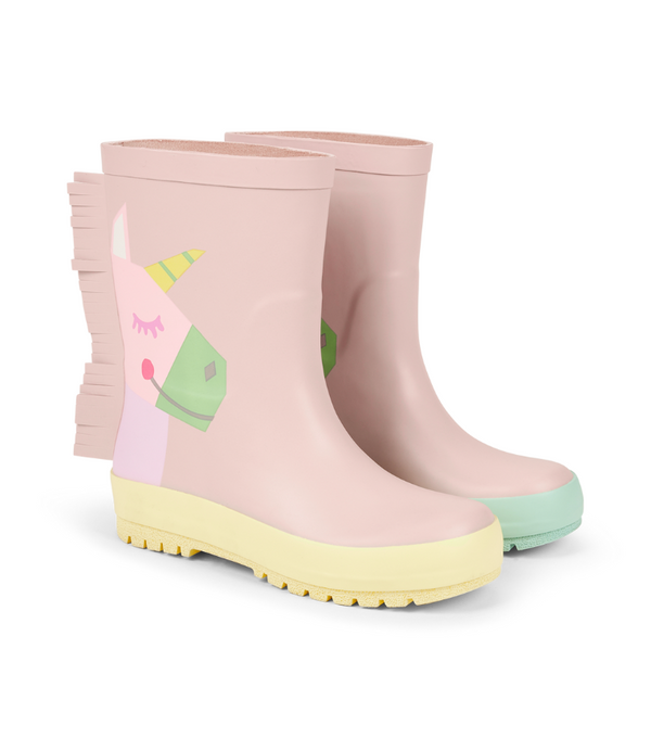 UNICORN rainboots with fringes