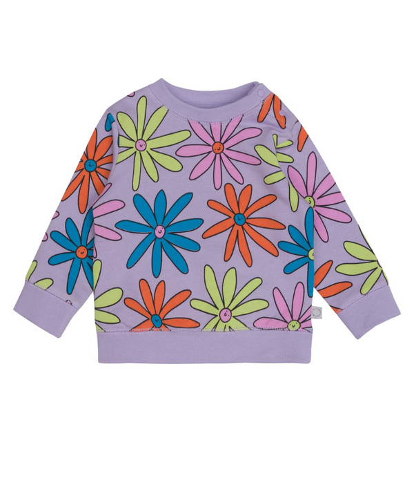 Baby Girl Purple Flower sweatshirt