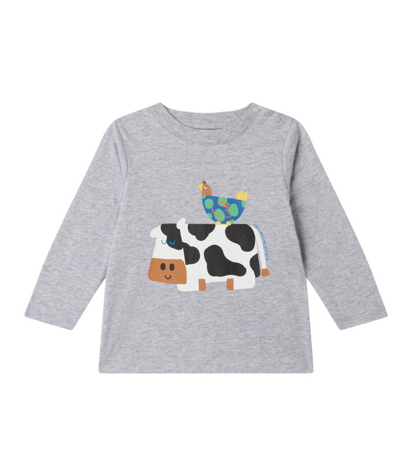 Boys Cow Print Long sleeve