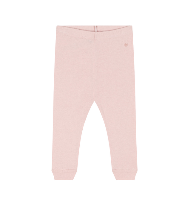 Baby Girl Light Pink Cotton Legging