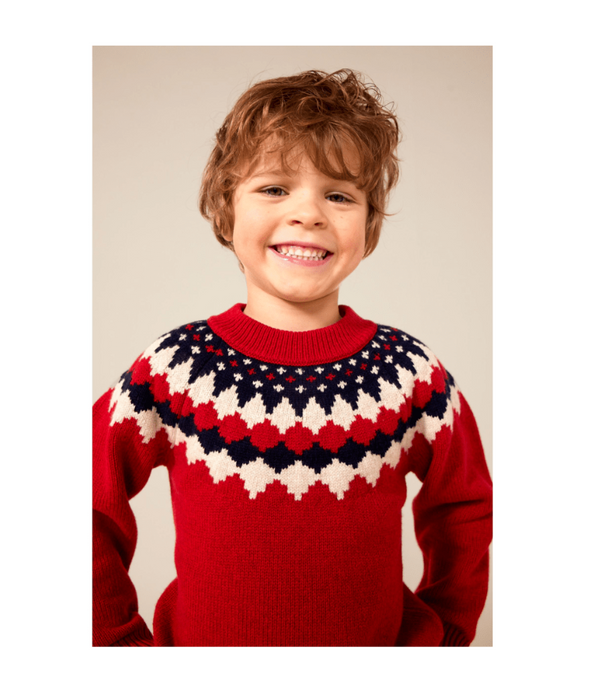 Kids Sweater Jacquard Details