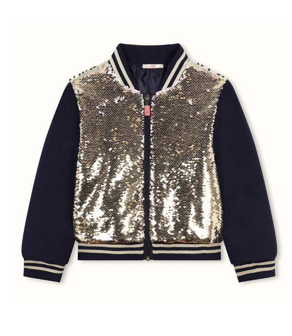 Girl Golden Sequin Jacket