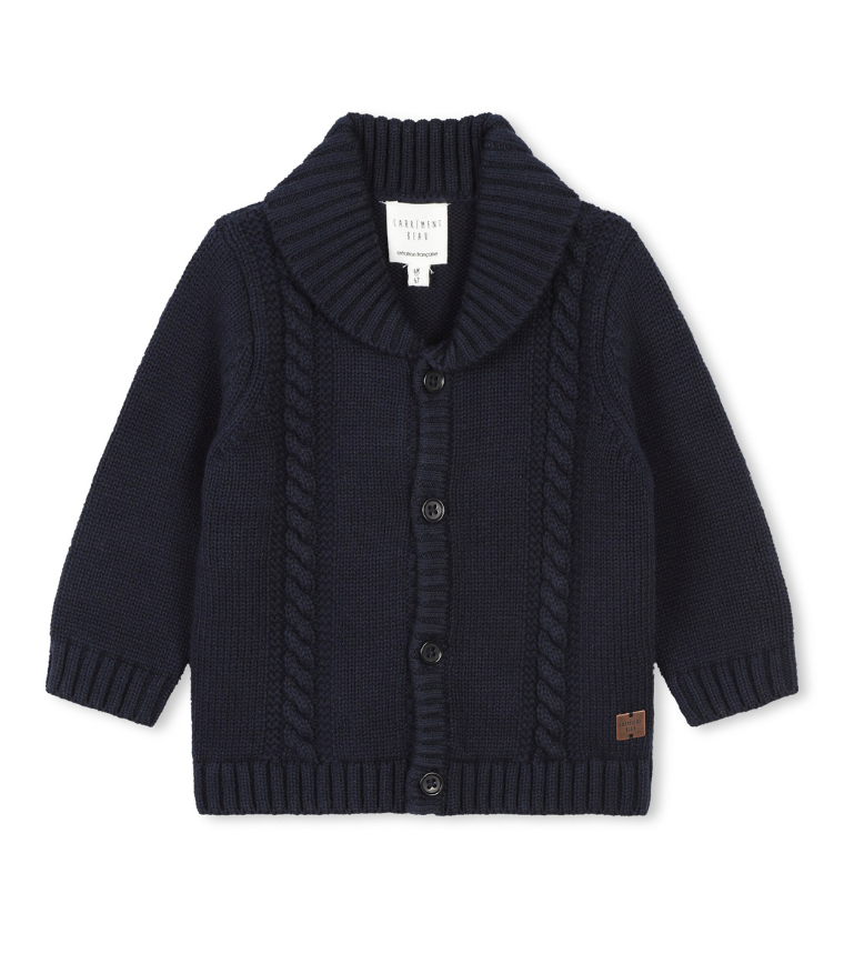 Baby boy black cardigan discount