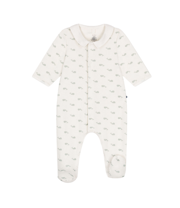 Baby Unisex Wheal Velour Pajamas