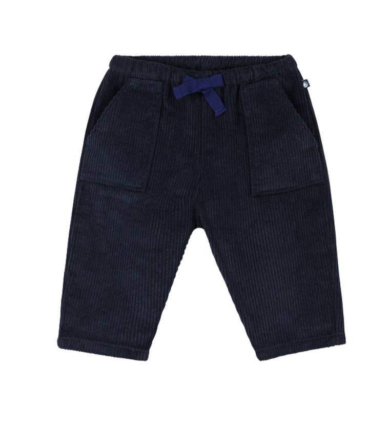 Petit Bateau Baby boy wide ribbed corduroy trouser